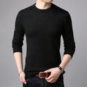 Men Thin Slim Round Neck Sweater