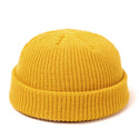 Men Knitted Beret Beanie Multi Colored Hats