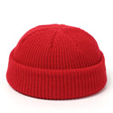 Men Knitted Beret Beanie Multi Colored Hats