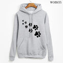 Cat Paws Printed Hoodie