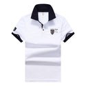 Men Half-Sleeved Lapel Polo Shirt