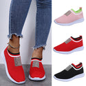 Women Low-Top Knit Ankle Sneakers