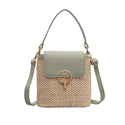 Knitted Straw Crossbody and Hand Bag