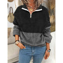 Velvet Double-Sided Fleece Sweater