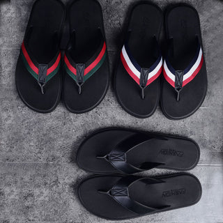 Unisex Thin Leather Flip Flops