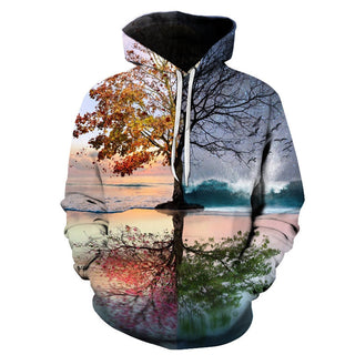 Nature 3D Digital Printed Hoodie