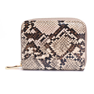 Women Snakeskin Leather Wallet