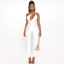 One-Shoulder Hip-Lift Jumpsuit