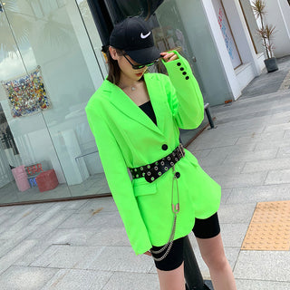 Women Long Sleeve Short Blazer