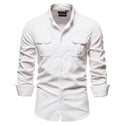 Men Long Sleeve Linen Shirts