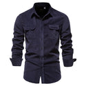 Men Long Sleeve Linen Shirts