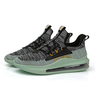 Buy green Men Shock Absorbing Gradient Colored Running Shoes