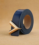 Women Luxury Leather Alloy V-Shaped High Quality Belt