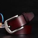 Leather Vintage Pin Buckle Simple Belt