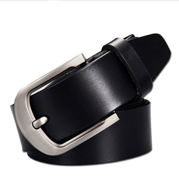 Leather Vintage Pin Buckle Simple Belt