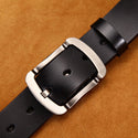 Leather Vintage Pin Buckle Simple Belt