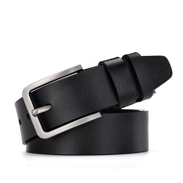 Leather Vintage Pin Buckle Simple Belt