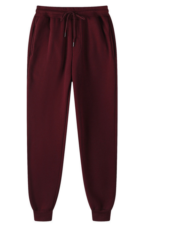 Cotton Fleece Casual Drawstring Sweat Pants