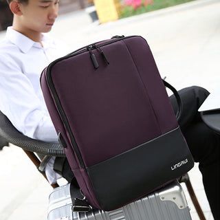 Buy purple Men Business Backpacks