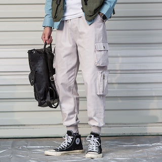 Men Casual Cargo Harajuku Pencil Pants