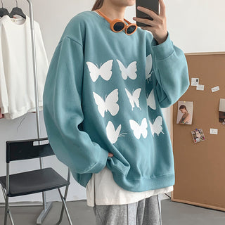 Harajuku Style Butterfly Sweater