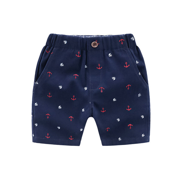 Boys Cotton Printed Shorts