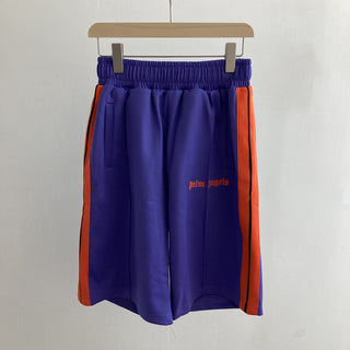 Buy purple-orange Men Loose Summer Shorts