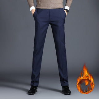 Buy blue Men Cashmere Slim Pants