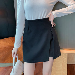 Women A-Line Split Buttock Skirt