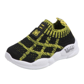 Buy green Boys And Girls Fly-knit Casual Shoes