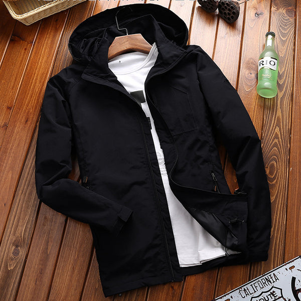 Men Casual Mid-Length Jacket