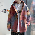 Men Loose Cardigan Hoodie