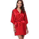 Women Kimono V-Neck Robe