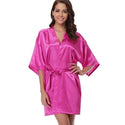 Women Kimono V-Neck Robe