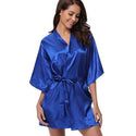 Women Kimono V-Neck Robe