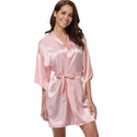 Women Kimono V-Neck Robe