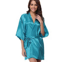 Women Kimono V-Neck Robe