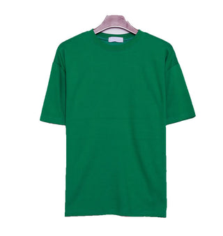 Buy green Men Solid Colored Short Sleeve T-shirt