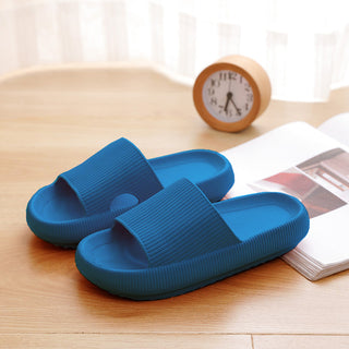 Buy blue Thick Sole Slip-on Comfort Shoes