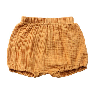 Buy yellow Baby Girl Candy Color Bread Shorts