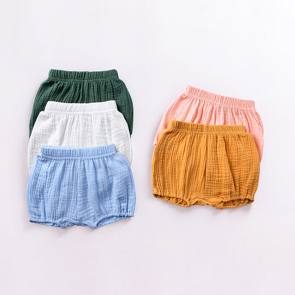 Baby Girl Candy Color Bread Shorts