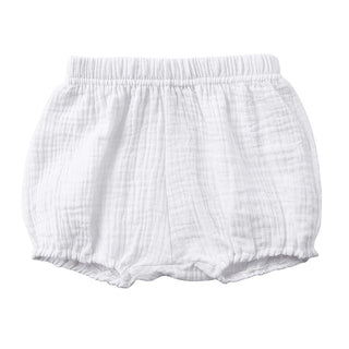 Buy white Baby Girl Candy Color Bread Shorts