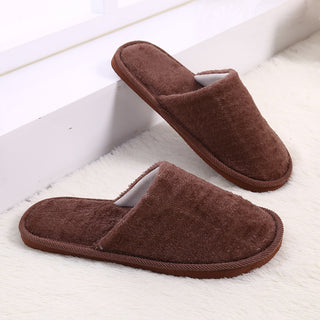 Plush Solid Color Flat Slip-on Comfort Shoes