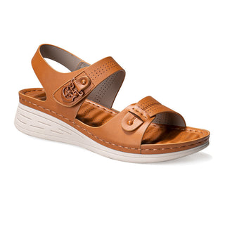 Buy brown Women Casual Double-Strapped Sandals