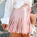 Floral Elegant Ruffled Chiffon Skirt