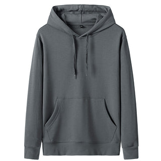 Buy grey Men Long Sleeve Patch Pocket Hoodie