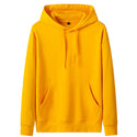 Men Long Sleeve Patch Pocket Hoodie