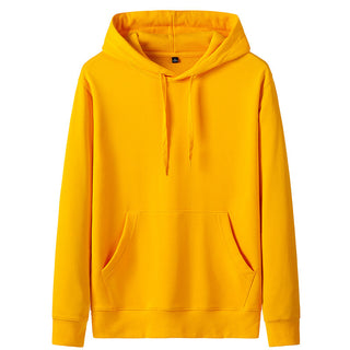 Buy yellow Men Long Sleeve Patch Pocket Hoodie