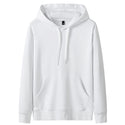 Men Long Sleeve Patch Pocket Hoodie