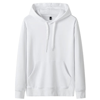 Buy white Men Long Sleeve Patch Pocket Hoodie